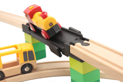 Pont Accident pour Train en Bois compatible Brio Ikea Hape – Image 3